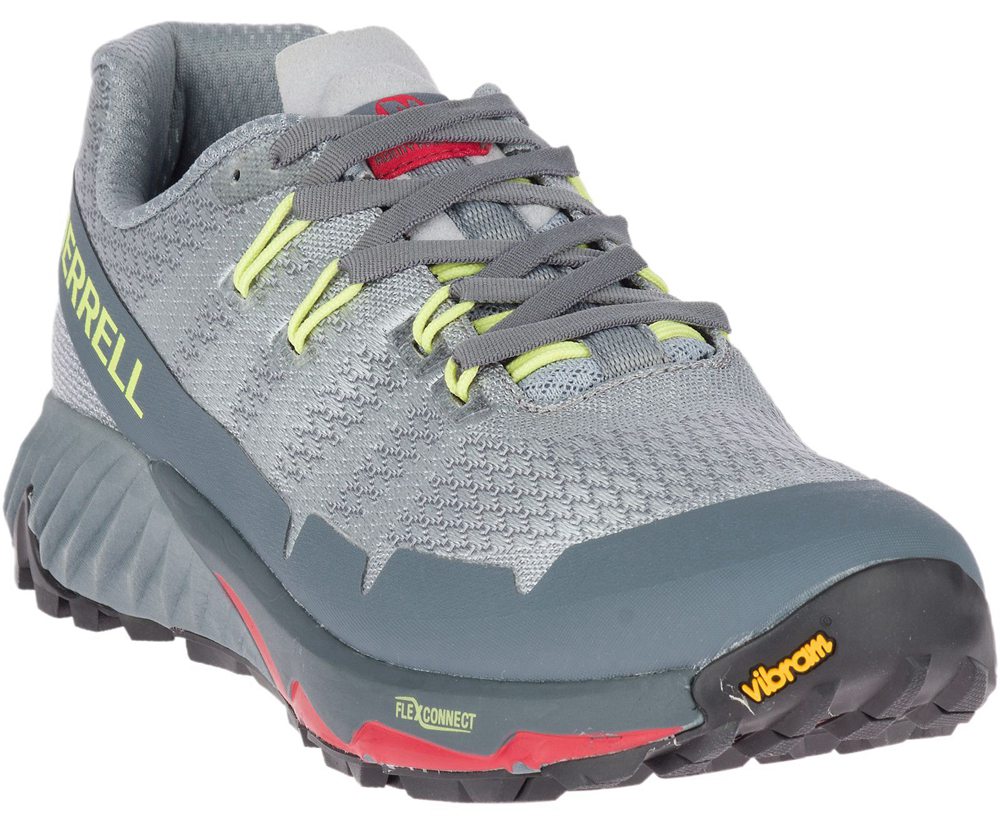 Merrell Sneakers Grey - Agility Peak Flex 3 - Mens 14ODHBTLJ